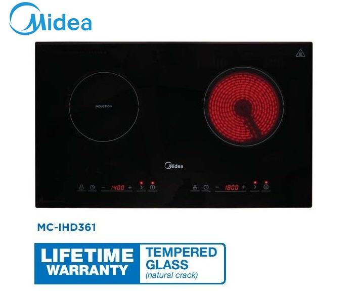 Midea 70cm Hybrid induction and Ceramic Cooktop MC-IHD361