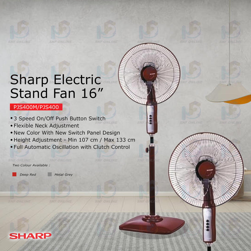Sharp Stand Fan 16 PJS400M / PJS400 Kipas Berdiri