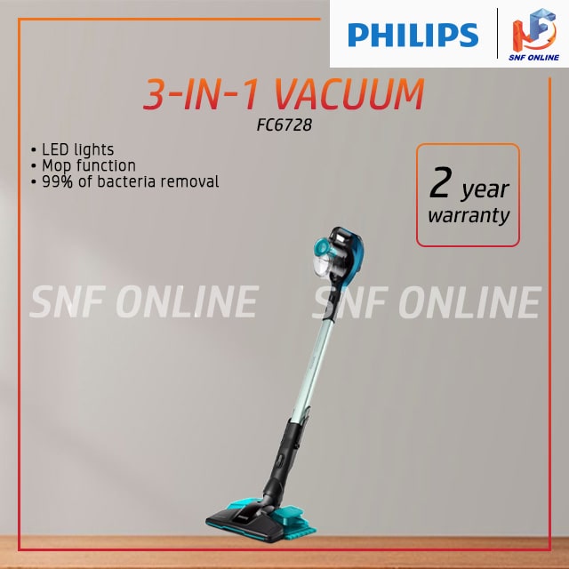 Philips Speed Pro Aqua Cordless Stick Vacuum Cleaner FC6728/01