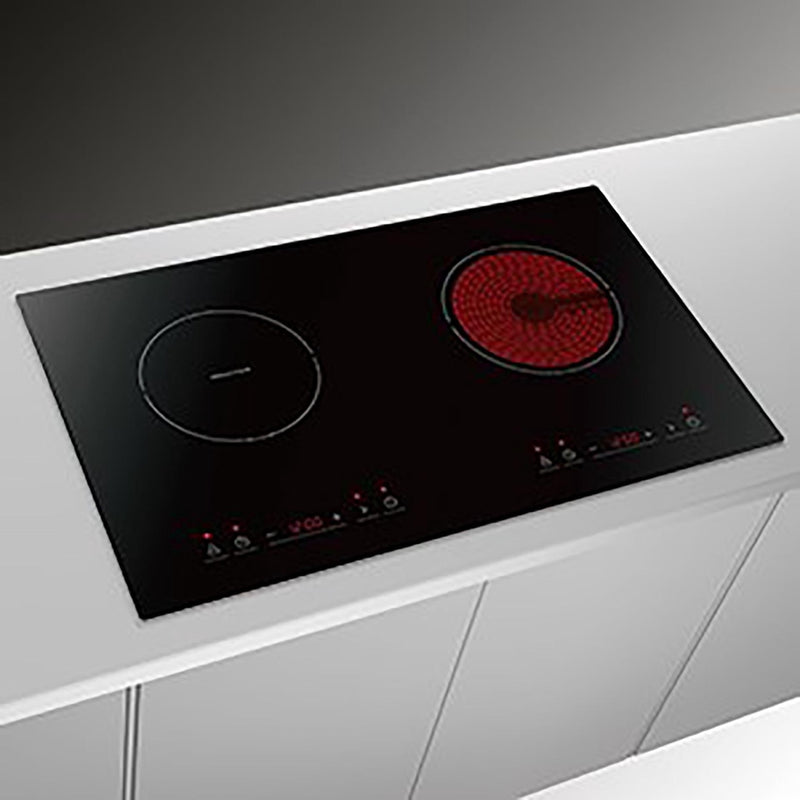 Midea Cooker Hood 1500m³/hr MCH-90J52 + Midea Built In Glass Hob (76 cm) MC-IHD361