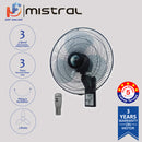 MISTRAL Kipas Dinding dengan Alat Kawalan Jauh Wall Fan With Remote Control (16") MWF16R