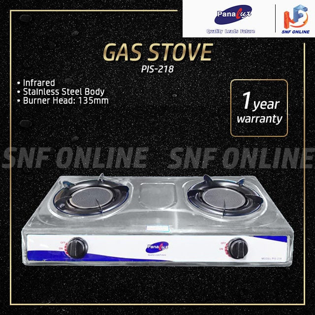 Panalux Double Burner Cooker Gas Stove Dapur Gas PIS-218 PIS218