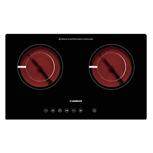 Faber Built-in Double Electric Ceramic Cooker Hob FCH3C/69BK