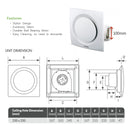 Khind Kipas Pengudaraan - 10'' Ventilation Exhaust Fan VF102