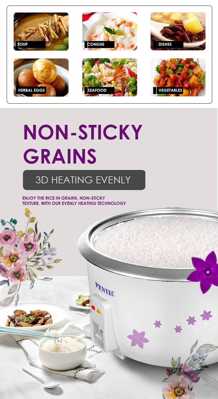 Pentec 1.0L Rice Cooker TAC-501 TAC501