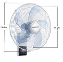 Pentec kipas Dinding 18’’ Wall Fan 5 Blade With Remote Control  TAC-1822 TAC1822