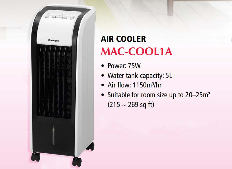 Morgan 5L Air Cooler penyejuk udara MAC-COOL1A MACCOOL1A