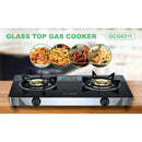 Khind Glass Top Gas Cooker Dapur Gas Kaca GCG6311