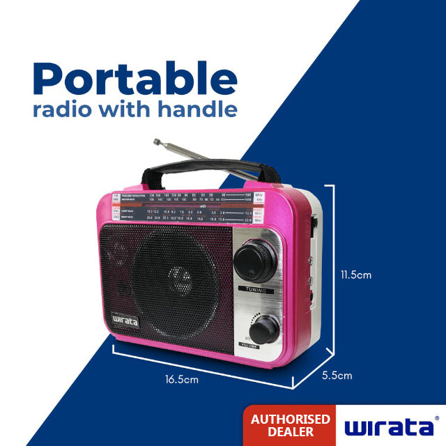 Wirata Portable Radio With AUX LTQ1 LTQ1A