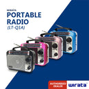 Wirata Portable Radio With AUX LTQ1 LTQ1A
