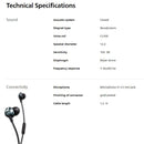 Philips Slim In-Ear Heaphones with Mic PRO6305BK/00