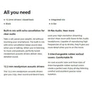 Philips Slim In-Ear Heaphones with Mic PRO6305BK/00