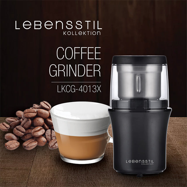 Lebensstil Electric Turbo Coffee Grinder Stainless Steel / Pengisar Kopi LKCG-4013X