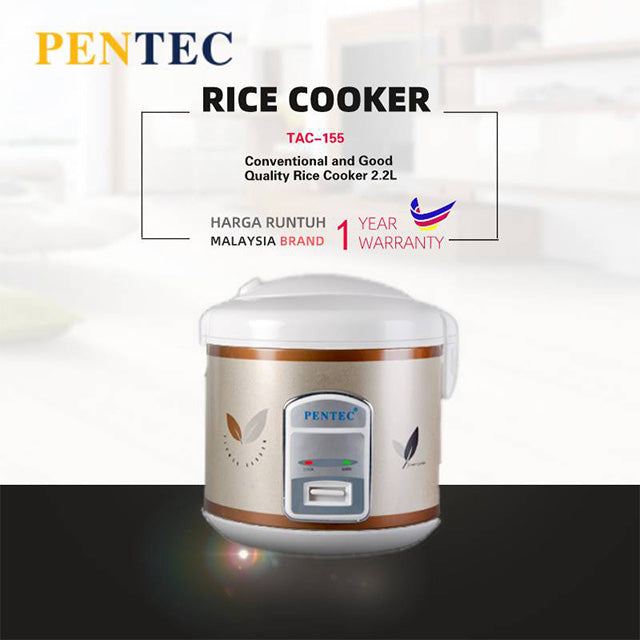 Pentec Jar Rice Cooker (2.2L) TAC155 / TAC155W