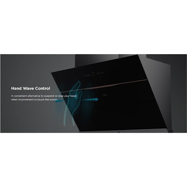 Midea Cooker Hood Auto Clean Steam Wash MCH-90M80AT