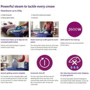 Philips 2600W Powerful Steam iron DST3040 | DST3040/76 (Successor Model for GC2678)