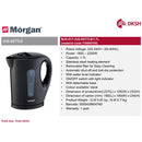 Morgan 1.7L Jug Kettle MJK-917