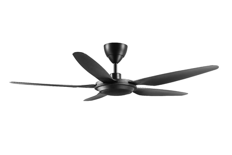 Deka 5 Blade Ceiling Fan DC Motor With Remote Control (56”) DS11-BLACK / DS11-WALNUT