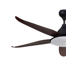 Recavo Ceiling Fan DC Inverter With Remote Control By Deka Blossom 56 LED (Walnut) BLOSSOM-56L