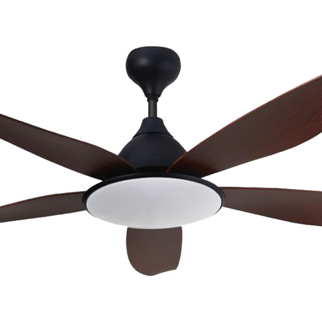 Recavo Ceiling Fan DC Inverter With Remote Control By Deka Blossom 56 LED (Walnut) BLOSSOM-56L