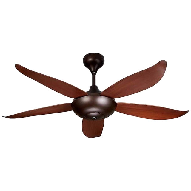 ELMARK 52 Ceiling Fan With Remote Control 5 SPITFIRE 246-MC (Midnight Caramel) / ELMARK-KL101 (Matt Black)