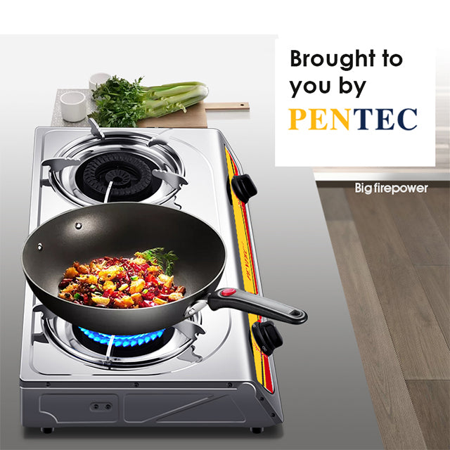 Pentec Double Burner Gas Cooker MD81 MD-81