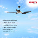 Aiwa 56’’ Ceiling Fan LED 5 Blade With Remote Control AWCF-111L