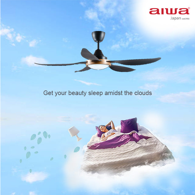 Aiwa 56’’ Ceiling Fan LED 5 Blade With Remote Control AWCF-111L