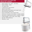 Morgan Stand Mixer MSM-NC300HM