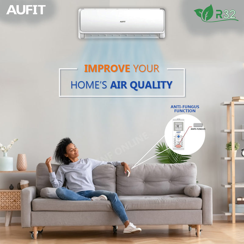 Aufit 2.5HP Aircond Standard R32 (FULL SET) ASW22F4A4FLR3-C3 AS22F4A4FLR3-C3