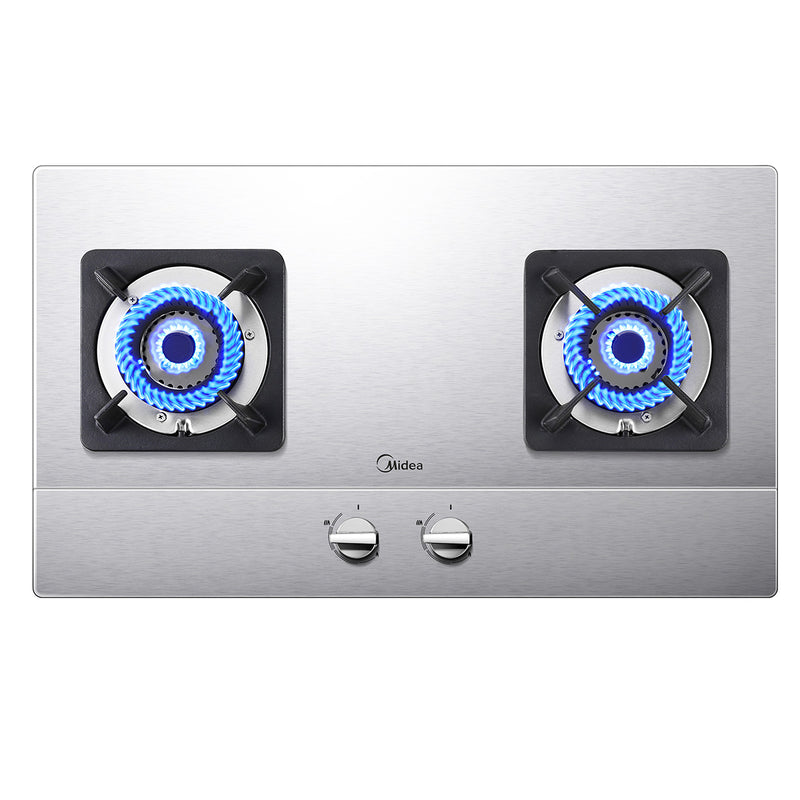Midea Stainless Steel Built-in Gas Hob with 5.8kW Burners MGH-8216SS MGH8216SS