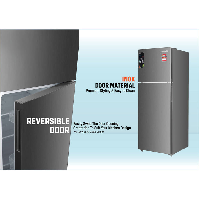 Khind Refrigerator 2 Door RF270 ( 251L )