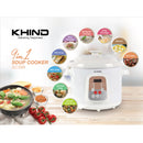 Khind 4.0L Soup Cooker with 9 Cooking Functions SC399