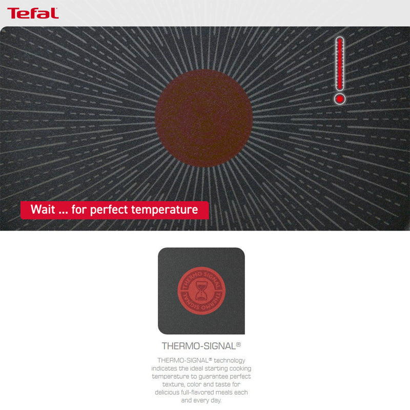 Tefal Cookware Day By Day Wokpan Pan Non-Stick WIth Lid (32cm) G14398 G1439895 (24cm) G14304 (28cm) G14366