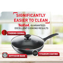 Tefal 28cm Cookware Cook & Clean Wokpan With Lid B22572 B2257295