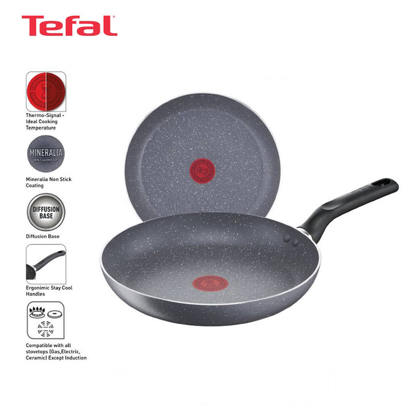 Tefal 20cm Cookware Natura Frypan Pan Non-Stick B22602 B2260295