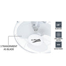 Elba 16 Kipas Auto Fan EATF-G1655(WH)