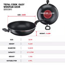 Tefal Kuali 32cm Cook Easy Wokpan Pan Non-Stick B50389 B5038995