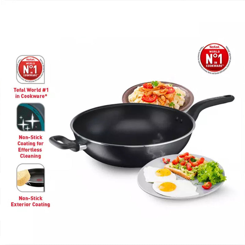 Tefal 32cm Cook Easy Wokpan Pan Non-Stick B50389 B5038995