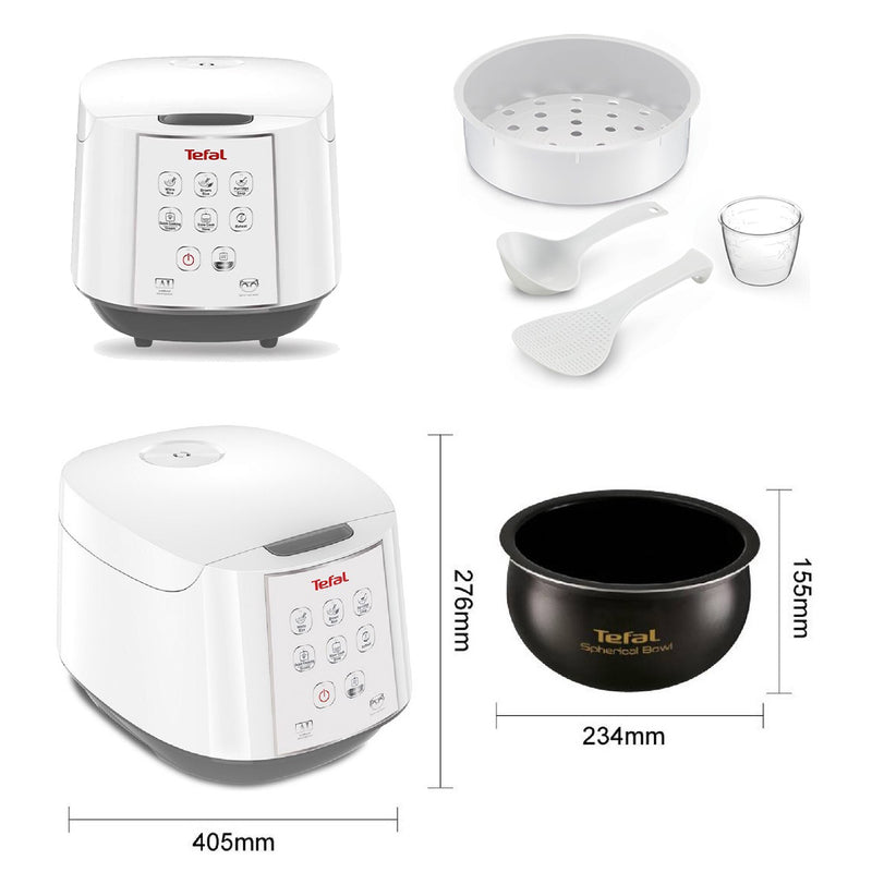 Tefal 1.8L Easy Rice Spherical Pot Rice Cooker RK7321 RK732167