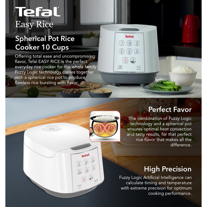 Tefal 1.8L Easy Rice Spherical Pot Rice Cooker RK7321 RK732167