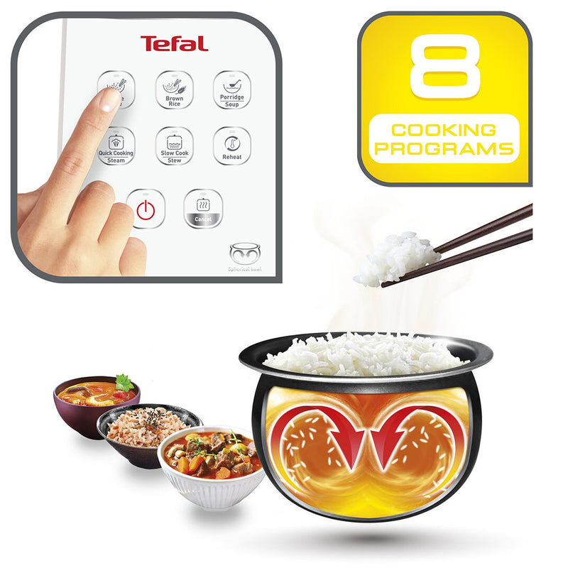 Tefal 1.8L Easy Rice Spherical Pot Rice Cooker RK7321 RK732167