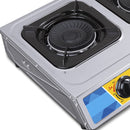 Milux Dapur Gas 3 Pembakar Stainless Steel Gas Stove MSS-1233 (Triple Burner)