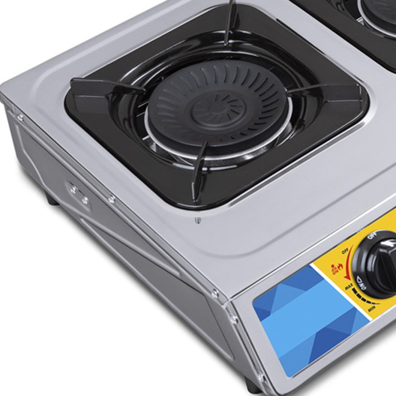 Milux Stainless Steel Gas Stove MSS-1233 (Triple Burner)