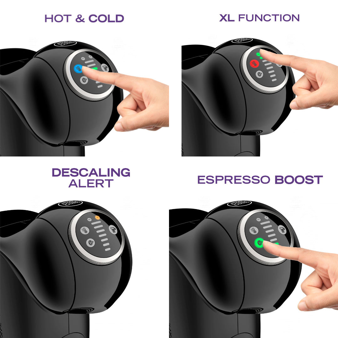 NESCAFE Dolce Gusto Automatic Coffee Machine Genio S Plus (Red/Black)