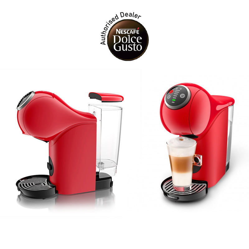 NESCAFE Dolce Gusto Automatic Coffee Machine Genio S Plus (Red/Black)