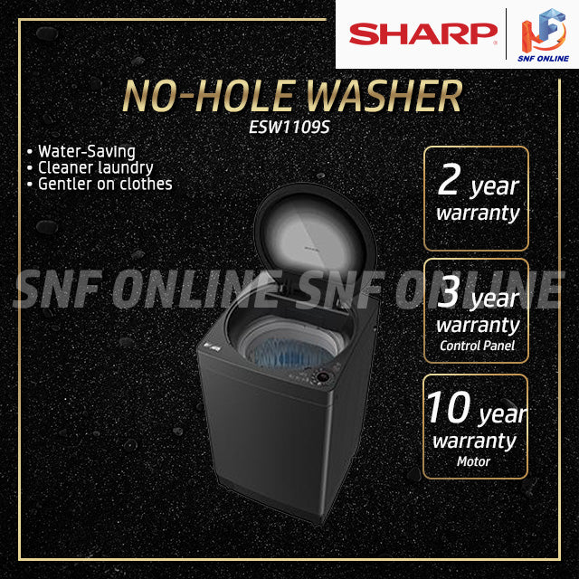 Sharp Auto Washing Machine No Hole Series (11 kg) ESW1109S