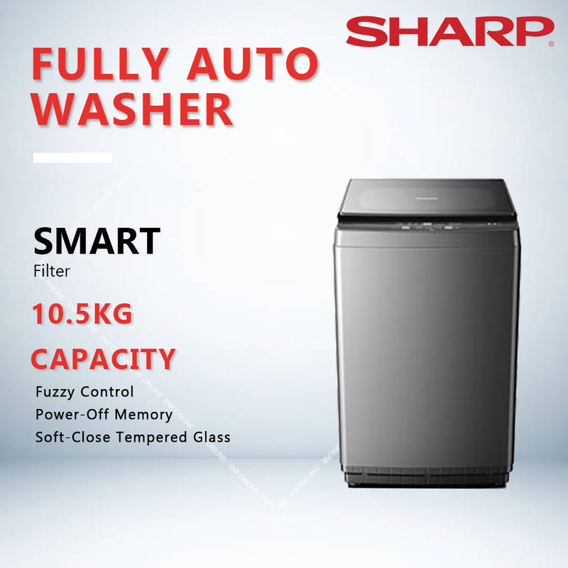 Sharp Fully Auto Washing Machine (10.5 Kg) ESX1021