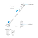 Midea Corded Vacuum Cleaner 2 In 1 Stick And Handheld MVC-16P MVC-16PBG MVC-16PBA