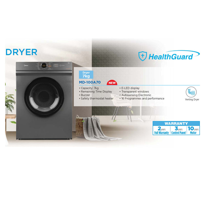 Midea Dryer (7 kg) MD-100A70 MD100A70